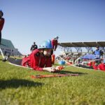 Strawczynek. Powiatowe Zawody Sportowo-Pożarnicze / Jarosław Kubalski / Radio Kielce