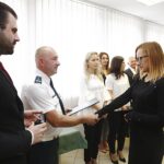 Kielce. Wręczenie wyróżnień i awansów funkcjonariuszom Inspekcji Transportu Drogowego / Jarosław Kubalski / Radio Kielce