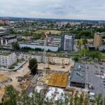 19.09.2019 Kielce. Budowa 16-piętrowego Plaza Tower / Jarosław Kubalski / Radio Kielce