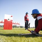 Strawczynek. Powiatowe Zawody Sportowo-Pożarnicze / Jarosław Kubalski / Radio Kielce