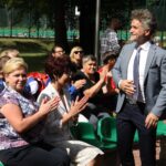 06.09.2019. Zgórsko. IV Wojewódzki Turniej w Boccie. Na zdjęciu: Krzysztof Słoń - senator PiS / Krzysztof Bujnowicz / Radio Kielce