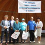 06.09.2019. Zgórsko. IV Wojewódzki Turniej w Boccie. Na zdjęciu (od lewej): Na zdjęciu: Krzysztof Słoń - senator PiS i Zbigniew Szybalski - dyrektor DPS w Zgórsku / Krzysztof Bujnowicz / Radio Kielce