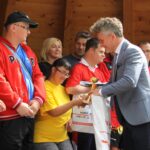 06.09.2019. Zgórsko. IV Wojewódzki Turniej w Boccie. Na zdjęciu: Krzysztof Słoń - senator PiS / Krzysztof Bujnowicz / Radio Kielce