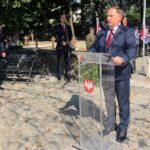 01.09.2019. Sandomierz. Obchody 80. rocznicy wybuchu II wojny światowej. Na zdjęciu: poseł Marek Kwitek / Grażyna Szlęzak-Wójcik / Radio Kielce