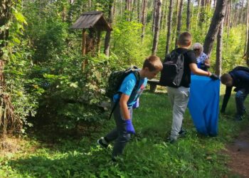 06.09.2019. Koprzywnica. Sprzątanie lasu / Grażyna-Szlęzak-Wójcik / Radio Kielce