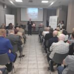 12.09.2019. Kielce. Prezentacja trzeciego tomu „Encyklopedii Solidarności. Opozycja w PRL 1976-1989”. Przemawia wiceminister spraw zagranicznych Piotr Wawrzyk / Izabela Mortas / Radio Kielce