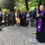 17.09.2019 Sandomierz. Uroczystości 80. agresji sowieckiej na Polskę. Na zdjęciu: ks. Jerzy Dąbek / Grażyna Szlęzak-Wójcik / Radio Kielce