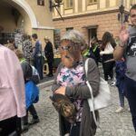 28.09.2019. Sandomierz. Happening „My piękne małpy Europy ratujemy Ziemię” / Grażyna Szlęzak-Wójcik / Radio Kielce