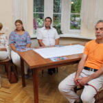 12.09.2019. Busko-Zdrój. Spotkanie wojewody Agaty Wojtyszek z mieszkańcami Buska-Zdroju / Marta Gajda / Radio Kielce