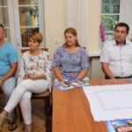 12.09.2019. Busko-Zdrój. Spotkanie wojewody Agaty Wojtyszek z mieszkańcami Buska-Zdroju / Marta Gajda / Radio Kielce