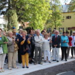 14.09.2019 Busko-Zdrój. Odsłonięcie pomnika Leopolda Kozłowskiego-Kleinmana, ostatniego klezmera Galicji / Marta Gajda / Radio Kielce