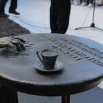 14.09.2019 Busko-Zdrój. Odsłonięcie pomnika Leopolda Kozłowskiego-Kleinmana, ostatniego klezmera Galicji / Marta Gajda / Radio Kielce