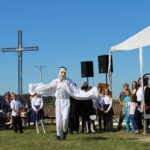 22.09.2019 Czarkowy. Uroczystości patriotyczne upamiętniające 105. rocznicę chrztu bojowego 1. Pułku Piechoty Legionów Polskich. / Marta Gajda / Radio Kielce
