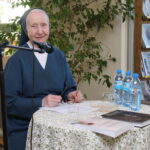 23.09.2019. Pińczów. XXIII Pińczowskie Spotkania Historyczne pod hasłem „Klasztor. Szpital. Miłosierdzie”. Jadwiga Kisielewska, szarytka „Siostry miłosierdzia (szarytki) św. Wincentego a Paulo w mirowskim szpitalu św. Juliana w Pińczowie / Marta Gajda / Radio Kielce