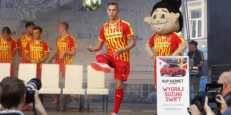 12.07.2019 Kielce. Prezentacja zespołu Korona Kielce. Oktawian Skrzecz / Jarosław Kubalski / Radio Kielce