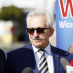 12.09.2019 Kielce. Konferencja prasowa z udziałem wiceministra spraw zagranicznych Piotra Wawrzyka. Dyrektor ŚCO Stanisław Góźdź / Jarosław Kubalski / Radio Kielce