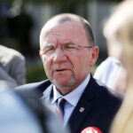 12.09.2019 Kielce. Konferencja prasowa z udziałem wiceministra spraw zagranicznych Piotra Wawrzyka. Członek Zarządu Województwa Świętokrzyskiego Marek Bogusławski / Jarosław Kubalski / Radio Kielce