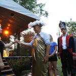 29.08.2019 Ogród Radia Kielce. Próba do granego przez dziennikarzy Radia Kielce spektaklu Śpiąca Królewna" / Jarosław Kubalski / Radio Kielce