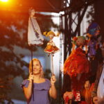 29.08.2019 Ogród Radia Kielce. Próba do granego przez dziennikarzy Radia Kielce spektaklu Śpiąca Królewna" / Jarosław Kubalski / Radio Kielce