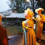 29.08.2019 Ogród Radia Kielce. Próba do granego przez dziennikarzy Radia Kielce spektaklu Śpiąca Królewna" / Jarosław Kubalski / Radio Kielce