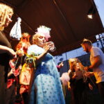 29.08.2019 Ogród Radia Kielce. Próba do granego przez dziennikarzy Radia Kielce spektaklu Śpiąca Królewna" / Jarosław Kubalski / Radio Kielce