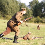 01.09.2019 Chęciny. Rekonstrukcja historyczna związana z II wojną światową / Jarosław Kubalski / Radio Kielce