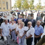 01.09.2019 Kielce. Odsłonięcie tablicy na WDK upamiętniającej udział 80 żołnierzy 2. Dywizji Piechoty Legionów Wojska Polskiego z Kielc w obronie Westerplatte / Jarosław Kubalski / Radio Kielce