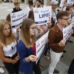 02.09.2019 Kielce. Konferencja prasowa PiS na Placu Artystów. / Jarosław Kubalski / Radio Kielce