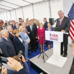 MSPO. Prezydent Andrzej Duda zwiedza ekspozycje / Jarosław Kubalski / Radio Kielce