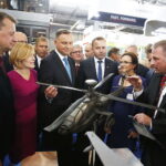 MSPO. Prezydent Andrzej Duda zwiedza ekspozycje / Jarosław Kubalski / Radio Kielce