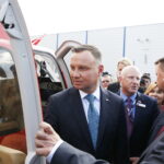 MSPO. Prezydent Andrzej Duda zwiedza ekspozycje / Jarosław Kubalski / Radio Kielce