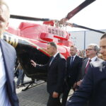 MSPO. Prezydent Andrzej Duda zwiedza ekspozycje / Jarosław Kubalski / Radio Kielce