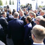 MSPO. Prezydent Andrzej Duda zwiedza ekspozycje / Jarosław Kubalski / Radio Kielce