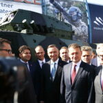 MSPO. Prezydent Andrzej Duda zwiedza ekspozycje / Jarosław Kubalski / Radio Kielce