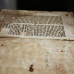 04.09.2019 Kielce. Muzeum Historii Kielc. Wystawa "Średniowieczne skarby Kielc. Rękopiśmienne księgi dawnej biblioteki kapituły kieleckiej" / Jarosław Kubalski / Radio Kielce