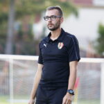 11.09.2019 Kielce. Piłka nożna III liga. Mecz Korona II Kielce - Podlasie Biała Podlaska. Trener Korony II Maciej Śmiech / Jarosław Kubalski / Radio Kielce