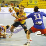 11.09.2019 Kielce. Kielce. Mecz PGE Vive - Górnik Zabrze. Arciom Karalok / Jarosław Kubalski / Radio Kielce