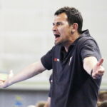 11.09.2019 Kielce. Kielce. Mecz PGE Vive - Górnik Zabrze. Trener Górnika Marcin Lijewski / Jarosław Kubalski / Radio Kielce