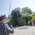 11.09.2019 Kielce. Uroczystości pod pomnikiem Homo Homini w 18. rocznicę zamachu na World Trade Center / Jarosław Kubalski / Radio Kielce