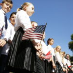 11.09.2019 Kielce. Uroczystości pod pomnikiem Homo Homini w 18. rocznicę zamachu na World Trade Center / Jarosław Kubalski / Radio Kielce