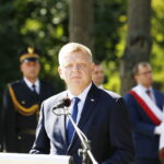 11.09.2019 Kielce. Uroczystości pod pomnikiem Homo Homini w 18. rocznicę zamachu na World Trade Center. Senator Jarosław Rusiecki / Jarosław Kubalski / Radio Kielce