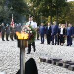 11.09.2019 Kielce. Uroczystości pod pomnikiem Homo Homini w 18. rocznicę zamachu na World Trade Center / Jarosław Kubalski / Radio Kielce