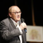 12.09.2019 Kielce. Mała scena KCK. 35 lecie Kieleckiego Oddziału Związku Literatów Polskich. Prezes oddziału Stanisław Nyczaj / Jarosław Kubalski / Radio Kielce