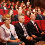 13.09.2019 Kielce. KCK. European Rover Challenge. Gala otwarcia. Poseł Maria Zuba, senator Krzysztof Słoń i wiceminister spraw zagranicznych Piotr Wawrzyk / Jarosław Kubalski / Radio Kielce