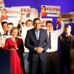 15.09.2019 Staszów. Wizyta premiera Mateusza Morawieckiego. Na zdjęciu: Anna Krupka - wiceminister sportu i turystyki i Mateusz Morawiecki - premier / Jarosław Kubalski / Radio Kielce