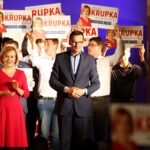 15.09.2019 Staszów. Wizyta premiera Mateusza Morawieckiego. Na zdjęciu: Anna Krupka - wiceminister sportu i turystyki i Mateusz Morawiecki - premier / Jarosław Kubalski / Radio Kielce