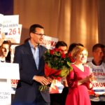 15.09.2019 Staszów. Wizyta premiera Mateusza Morawieckiego. Na zdjęciu: Mateusz Morawiecki - premier i Anna Krupka - wiceminister sportu i turystyki / Jarosław Kubalski / Radio Kielce