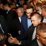 15.09.2019 Staszów. Wizyta premiera Mateusza Morawieckiego. Na zdjęciu: Krzysztof Lipiec i Mateusz Morawiecki - premier / Jarosław Kubalski / Radio Kielce