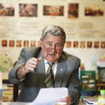 16.09.2019 Kaniów. Świętokrzyskie Towarzystwo Regionalne i Ośrodek Matecznikowy w Zagnańsku świętuje 15. lecie istnienia. Prezes Towarzystwa Maciej Zarębski / Jarosław Kubalski / Radio Kielce