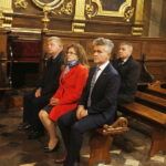 18.09.2019 Kielce. Uroczystości w 30 lecie istnienia  Centrum Przygotowań do Misji Zagranicznych. Senator Jarosław Rusiecki, wojewoda Agata Wojtyszek, senator Krzysztof Słoń i poseł Bogdan Latosiński / Jarosław Kubalski / Radio Kielce